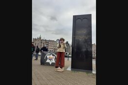 Joodse activisten protesteren op Waterlooplein tegen toenemend antisemitisme