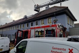 Flinke uitslaande brand in Amsterdam