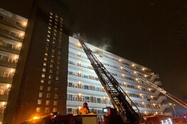 Brand in schoorsteen flatgebouw in Nieuw-West