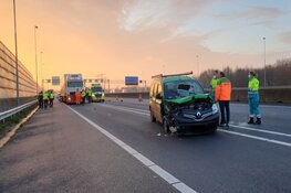 Ongeval op A8 tussen Coentunnel en Oostzaan