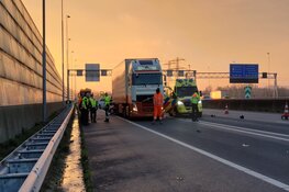 Ongeval op A8 tussen Coentunnel en Oostzaan