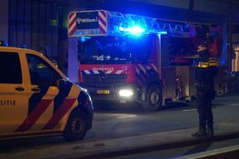 Ontruiming bij brand in flat Weesperstraat