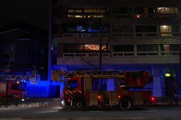 Ontruiming bij brand in flat Weesperstraat