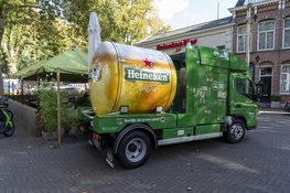 De horeca in de Amsterdamse binnenstad weer ruim bevoorraad met 100% groen én autonoom tankbier