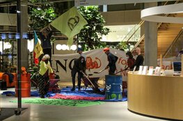 Actievoerders bezetten hoofdkantoor ING