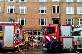 Woning Admiraal de Ruijterweg uitgebrand door accu e-bike