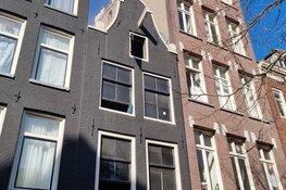 Brand in de Spuistraat in Amsterdam
