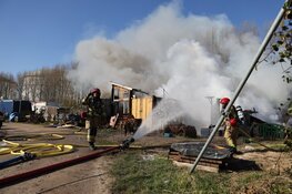 Weer brand op Ruigoord