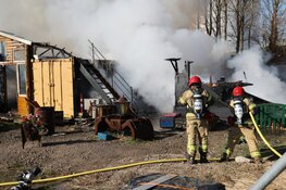 Weer brand op Ruigoord