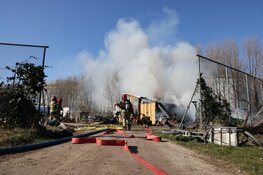 Weer brand op Ruigoord
