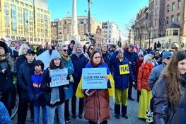 Duizenden mensen op de Dam voor vredesdemonstratie
