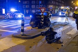 Meerdere gewonden bij ongeval tussen taxi en personenwagen in Amsterdam