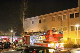 Woningbrand aan de Badrianhof in Amsterdam Nieuw-West