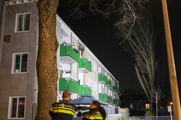 Woningbrand aan de Badrianhof in Amsterdam Nieuw-West