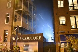 Felle brand bij pand in De Pijp