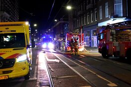 Felle brand bij pand in De Pijp