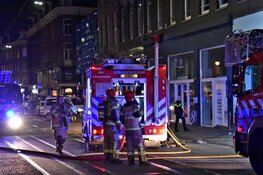Felle brand bij pand in De Pijp
