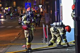Felle brand bij pand in De Pijp