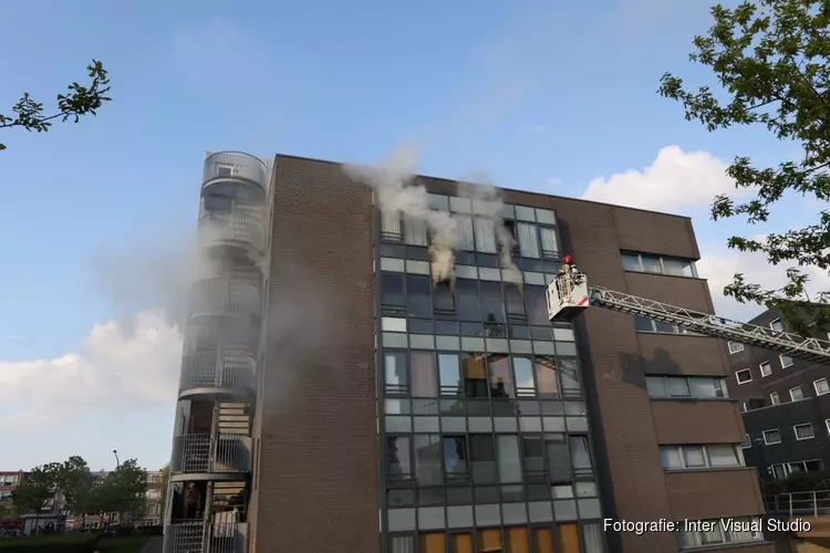 Brand in appartement door hooverboard