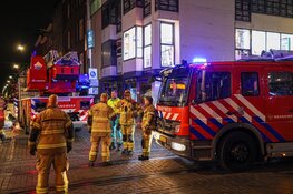 Woningbrand aan de Lange Leidsedwarsstraat