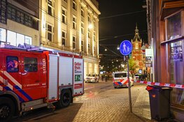 Woningbrand aan de Lange Leidsedwarsstraat