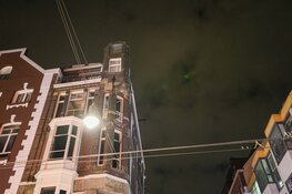 Woningbrand aan de Lange Leidsedwarsstraat