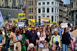 Ordeverstoring tijdens vreedzame demonstratie op De Dam
