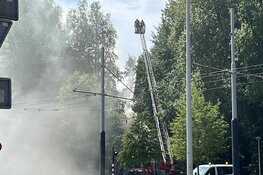 Grote brand aan de Molenweg in Sloterdijk