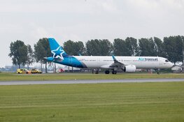 Hulpdiensten op Schiphol in actie voor vliegtuig met te warme remmen