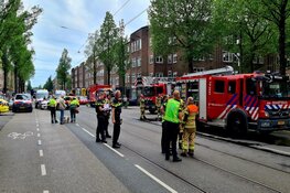 Brand in restaurant Van Woustraat