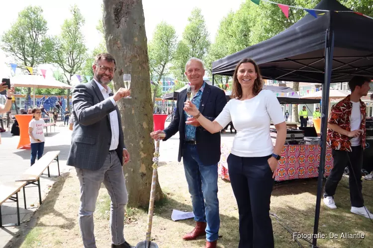 Transformatie en verduurzaming van Staalmanpleinbuurt feestelijk gevierd