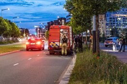 Persoon te water blijkt vuilniszak in Amsterdam-Zuid