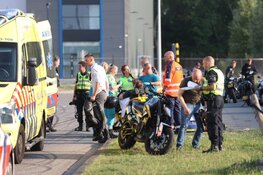 Motorrijder gewond bij ongeval