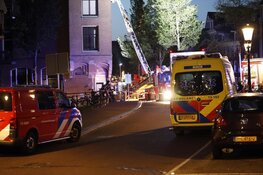 Appartement in grachtenpand uitgebrand