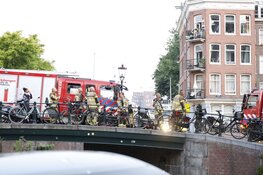 Appartement in grachtenpand uitgebrand