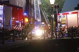 Appartement in grachtenpand uitgebrand