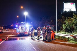 Brandweer weet autobrand te voorkomen op A4