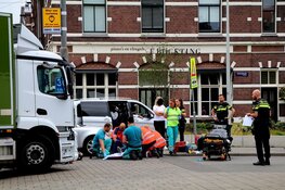 Fietsster aangereden op Marnixstraat Amsterdam