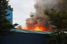 Flinke brand in het Westelijk Havengebied