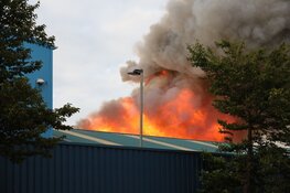Flinke brand in het Westelijk Havengebied