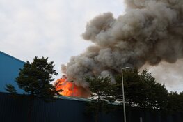 Flinke brand in het Westelijk Havengebied