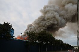 Flinke brand in het Westelijk Havengebied