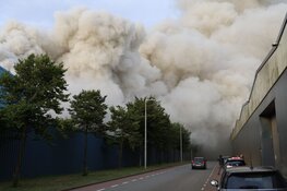 Flinke brand in het Westelijk Havengebied