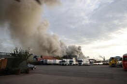 Flinke brand in het Westelijk Havengebied
