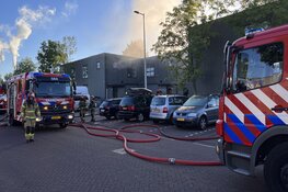 Grote brand aan de Bolstoen in Amsterdam Sloterdijk