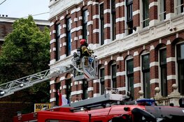 Zwaargewonde bij brand in Oosterpark