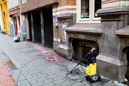 Bekladding pand studentencorps A.S.C./A.V.S.V.