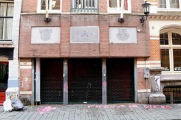 Bekladding pand studentencorps A.S.C./A.V.S.V.