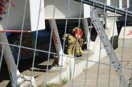 Boot gezonken na aanvaring met brug bij IJburg