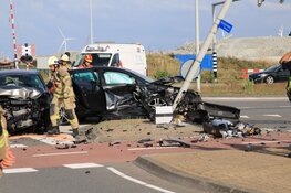 Botsing op Westpoortweg in Amsterdam, twee gewonden